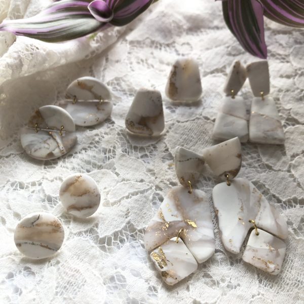 Brud  - Quartz Ivory and Gold Leaf - Image 2